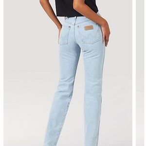 Wrangler cowboy cut slim fit jeans.